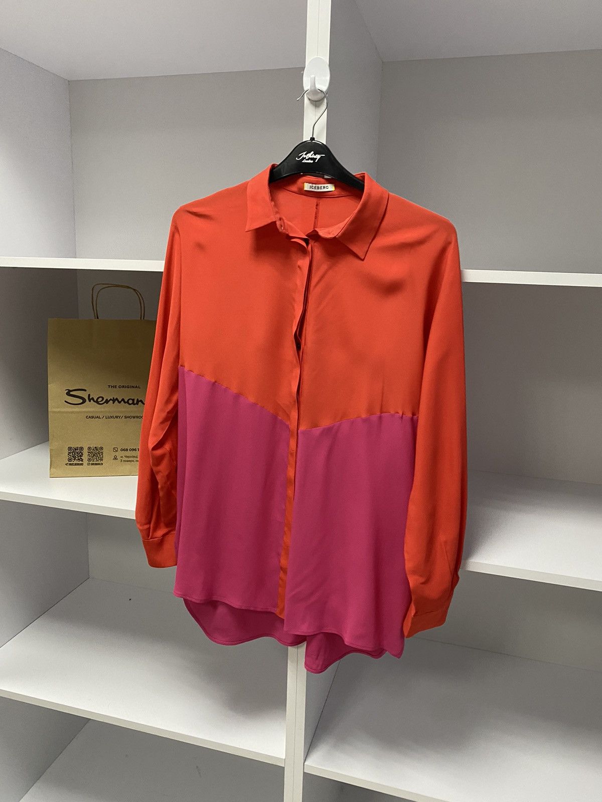 Iceberg × Vintage Vintage Iceberg Women’s Blouse Shirt Size M / US 6-8 / IT 42-44 - 4 Thumbnail