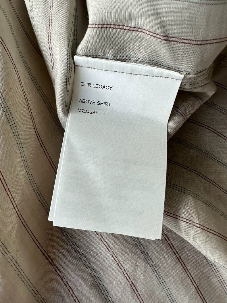 Our Legacy Our Legacy size48 Light grey shirt Size US M / EU 48-50 / 2 - 5 Thumbnail