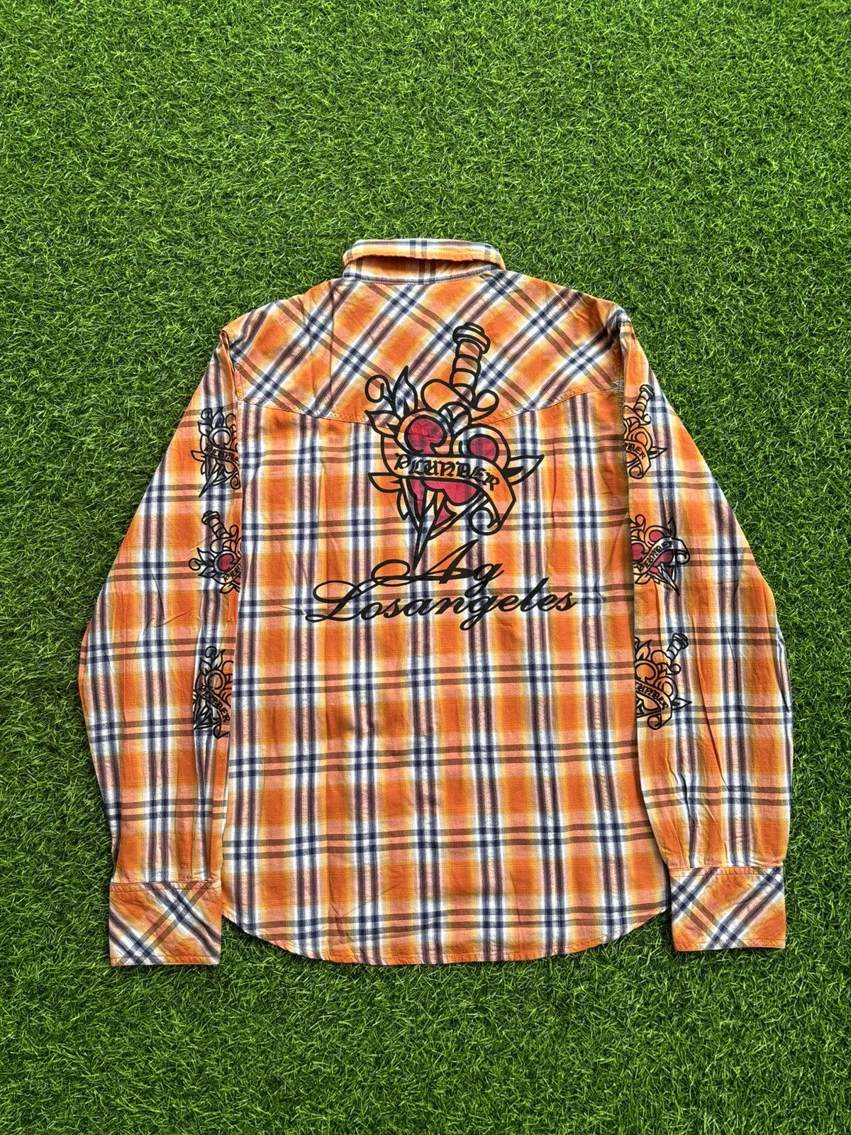 Hysteric Glamour Y2k Water Back Los angles Punk Style Shirt Size US M / EU 48-50 / 2 - 2 Thumbnail
