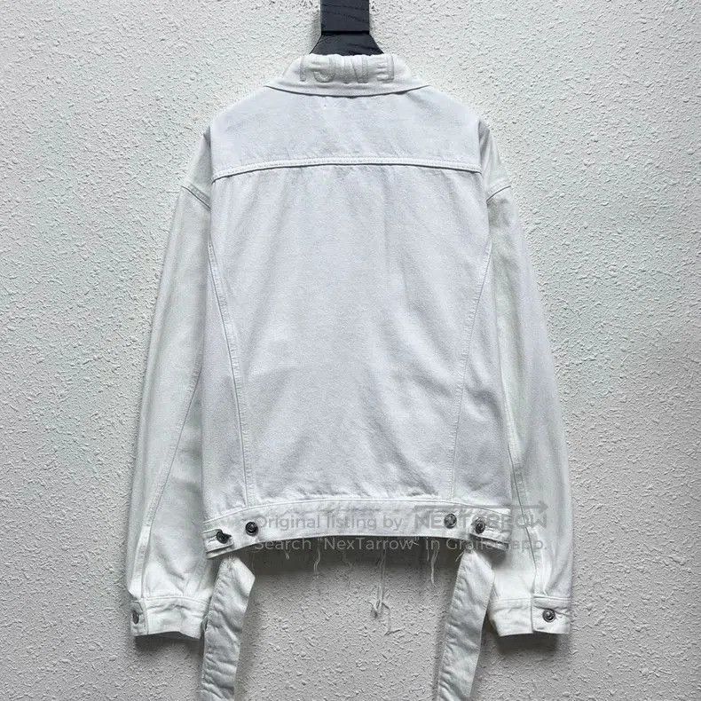 Balenciaga Balenciaga Embroidered Collar Denim Jacket. Size US M / EU 48-50 / 2 - 2 Thumbnail