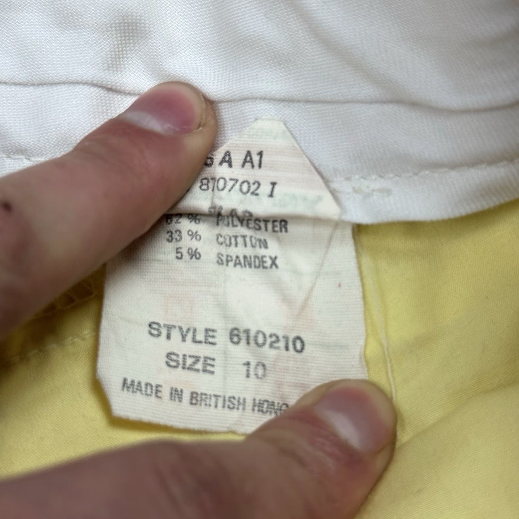 Vintage VTG 80S SPORTIF USA WOMENS CARGO SHORTS HIKING YELLOW 10 STRETCH SAILING PREPPY Size 32" / US 10 / IT 46 - 5 Thumbnail