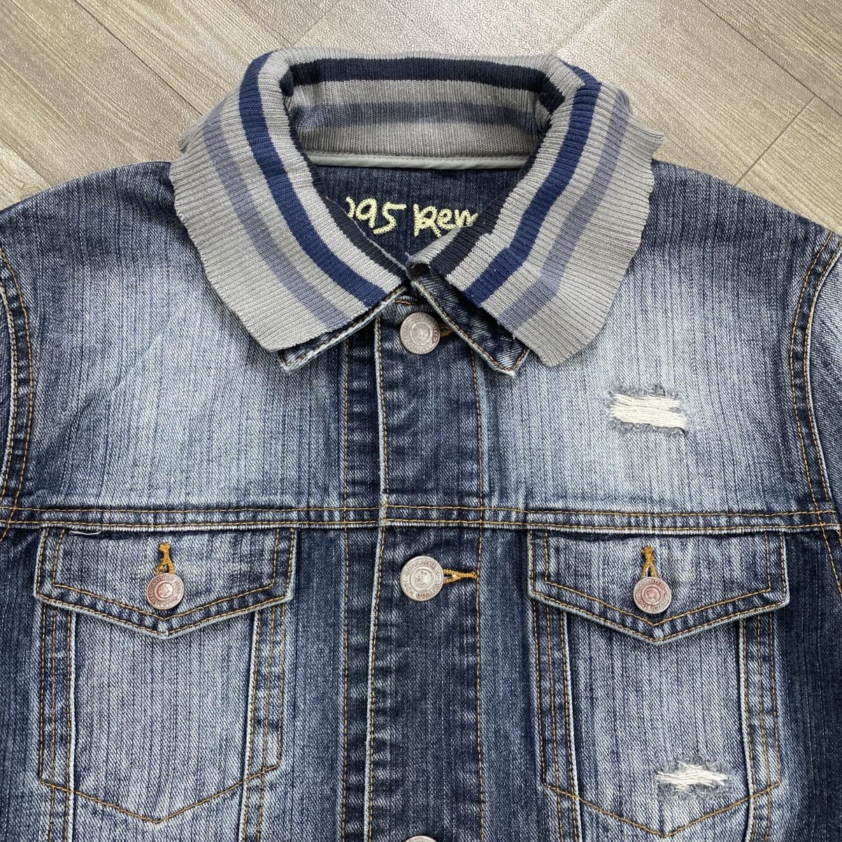 291295=Homme 292195=Homme Distressed Kmrii Ifsix Lgb Style Denim Jacket Size US M / EU 48-50 / 2 - 4 Thumbnail