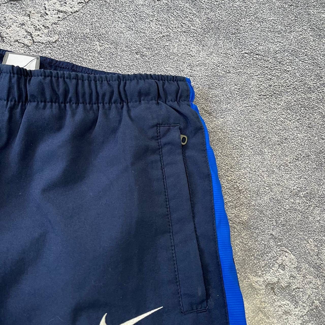 Nike Vintage 90s Nike Blue Zip Baggy Track Pants Sportwear Swoosh Size US 30 / EU 46 - 6 Thumbnail