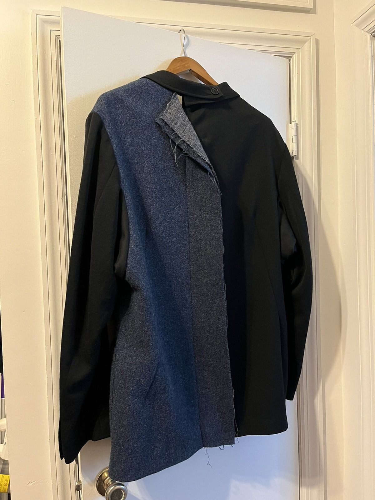 Yohji Yamamoto Yohji Yamamoto Pour Homme 15AW splicing jacket Size US L / EU 52-54 / 3 - 6 Thumbnail