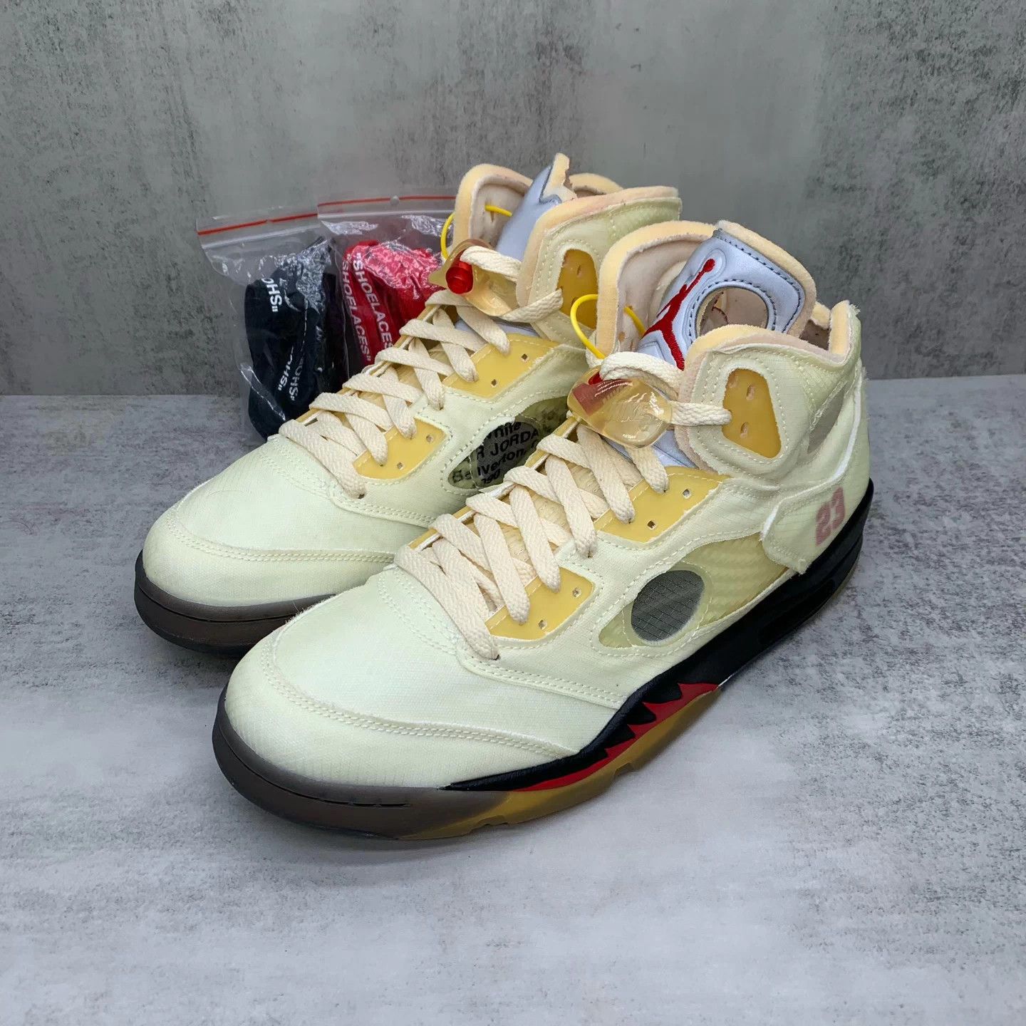 Nike OW x AJ5 White Mesh & Canvas 44 98 New Size US 11 / EU 44 - 1 Thumbnail