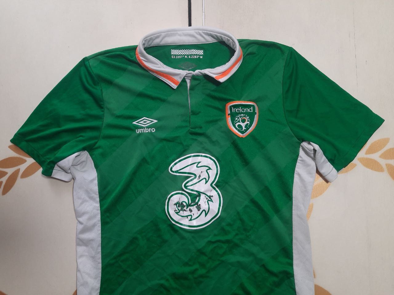 Umbro Umbro Ireland Home Jersey 2016 Size US M / EU 48-50 / 2 - 3 Thumbnail