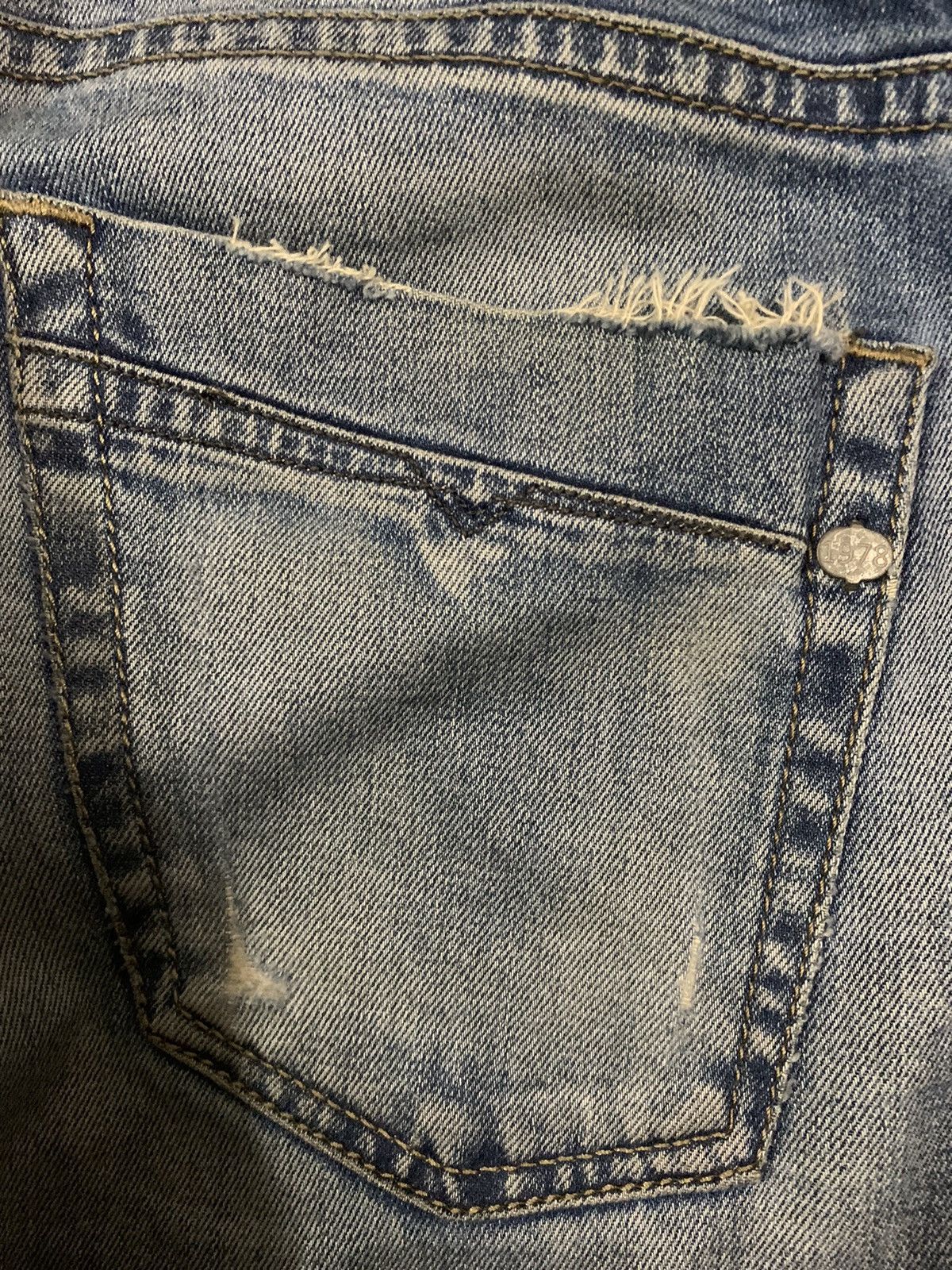 Diesel Diesel Industry Akee Mud Wash Distressed Grunge Jeans Size US 32 / EU 48 - 12 Thumbnail