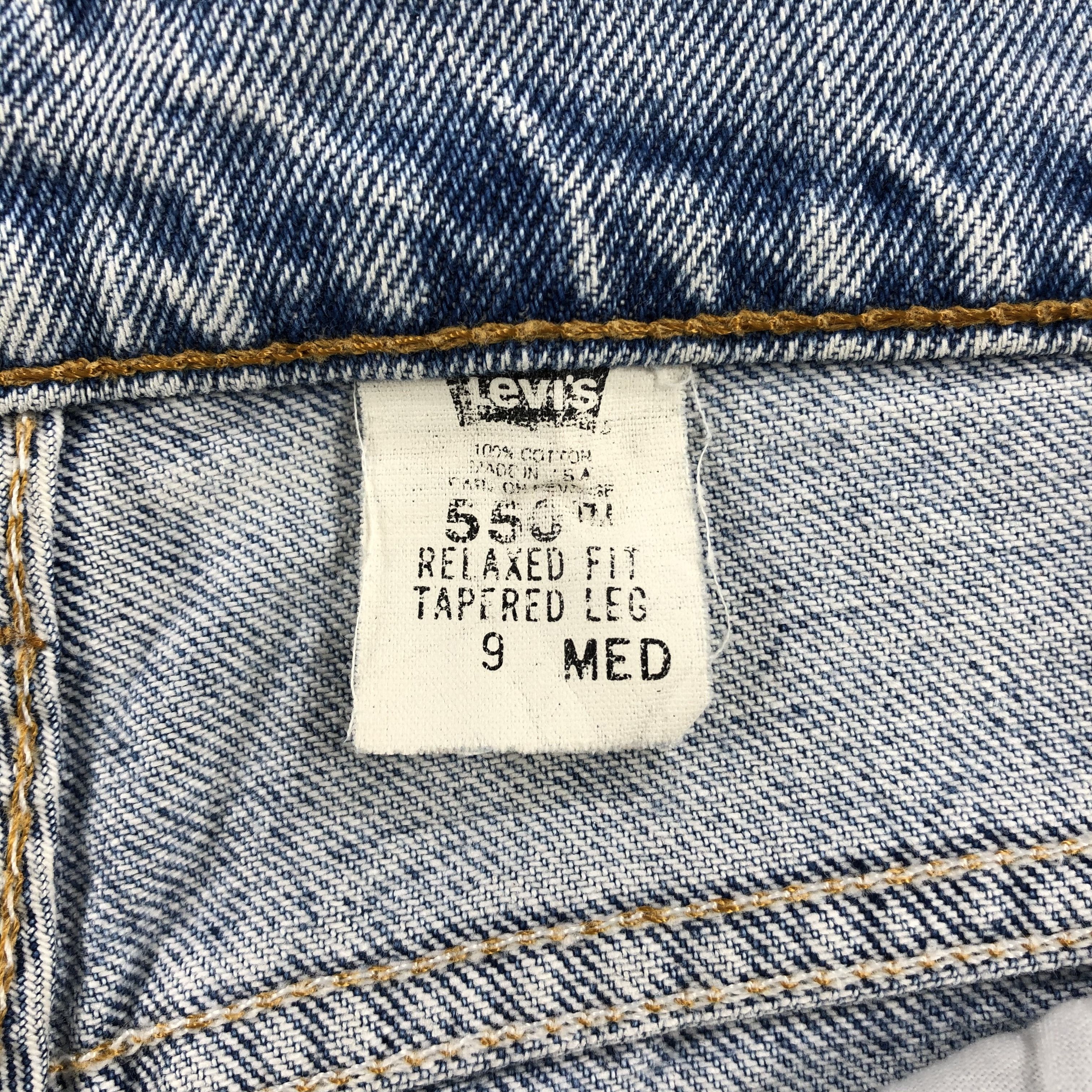 Levi's × Levi's Vintage Clothing Vintage 90s Light Wash Levis 550 Jeans-JM2157 Size 28" / US 6 / IT 42 - 8 Thumbnail