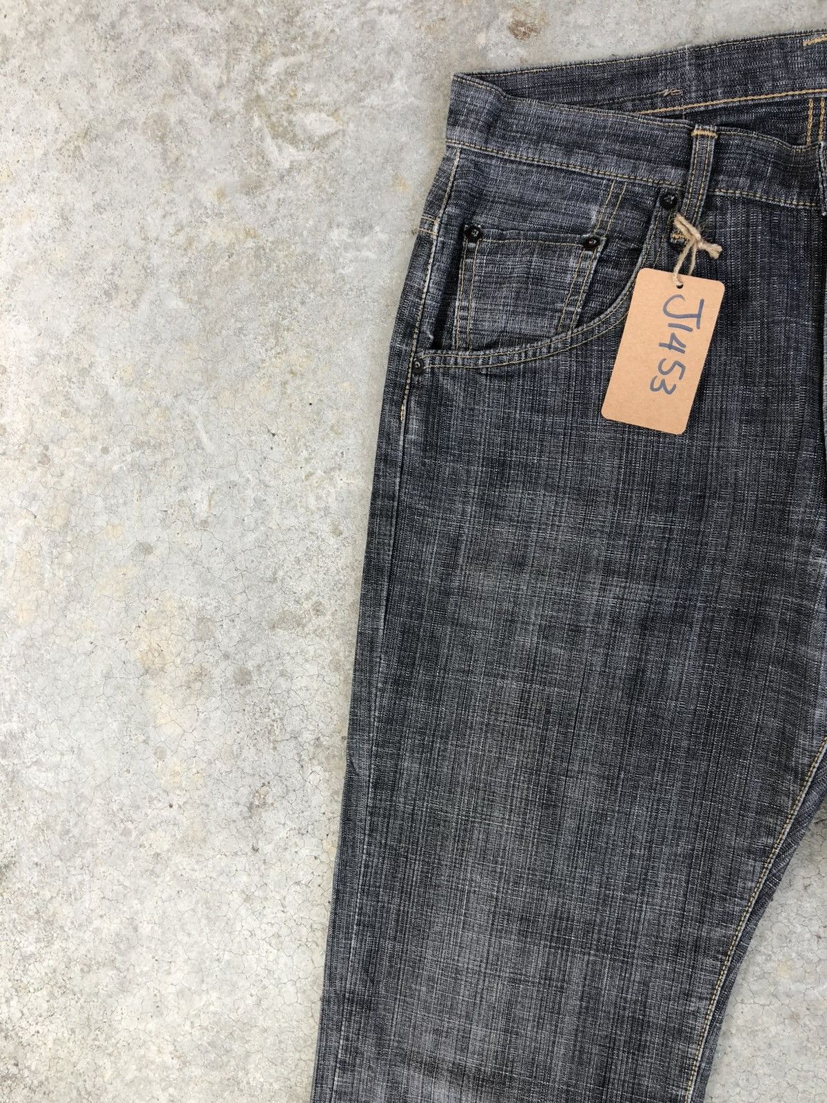 If Six Was Nine Japanese Edwin Flared Jeans Loose Jeans Distressed Jeans Size US 33 - 4 Thumbnail