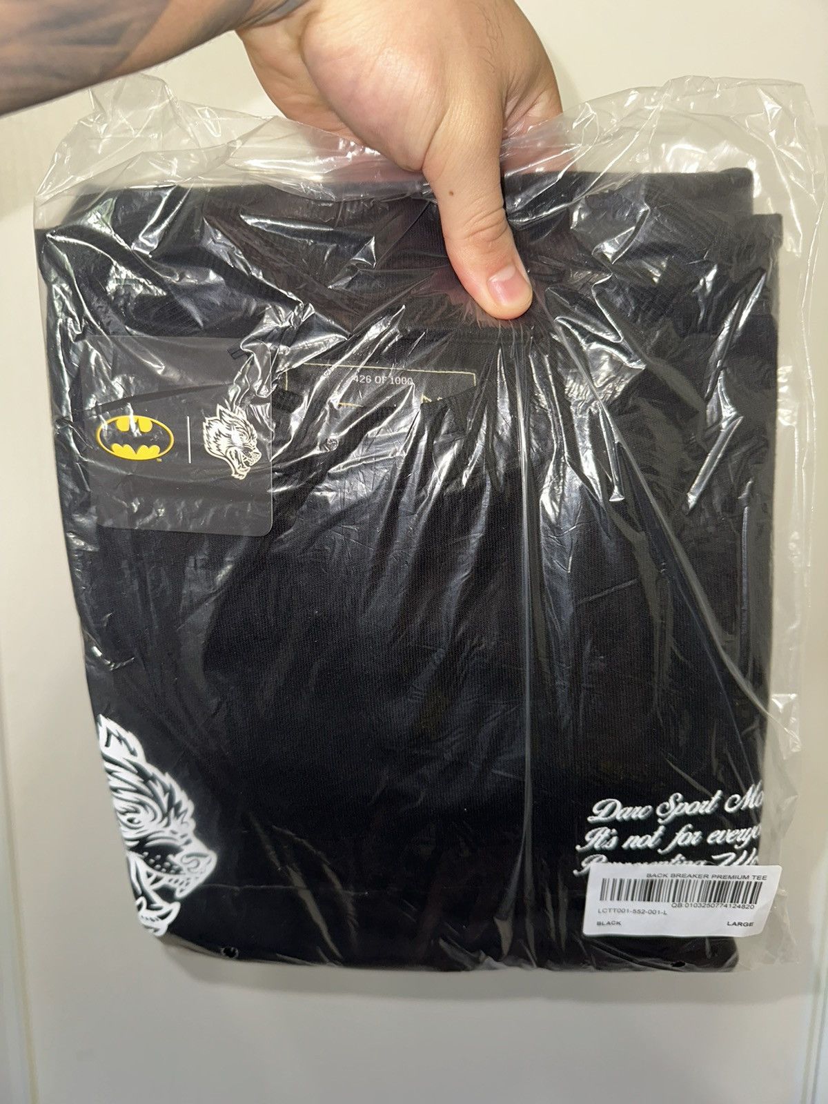 Darc Sport DARC SPORT X BATMAN X BANE “BACK BREAKER” SHIRT Size US L / EU 52-54 / 3 - 7 Thumbnail