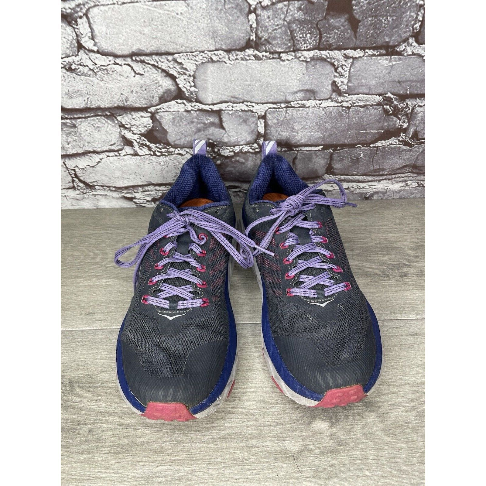 Hoka Hoka One One Challenger ATR 5 Purple Mesh Gym Running Shoes Size US 8 / IT 38 - 2 Thumbnail