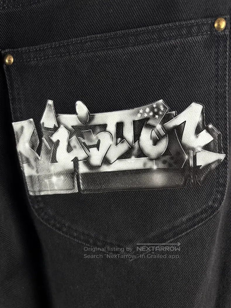 Louis Vuitton Louis Vuitton Back pocket graffiti logo jeans Size US 30 / EU 46 - 6 Thumbnail