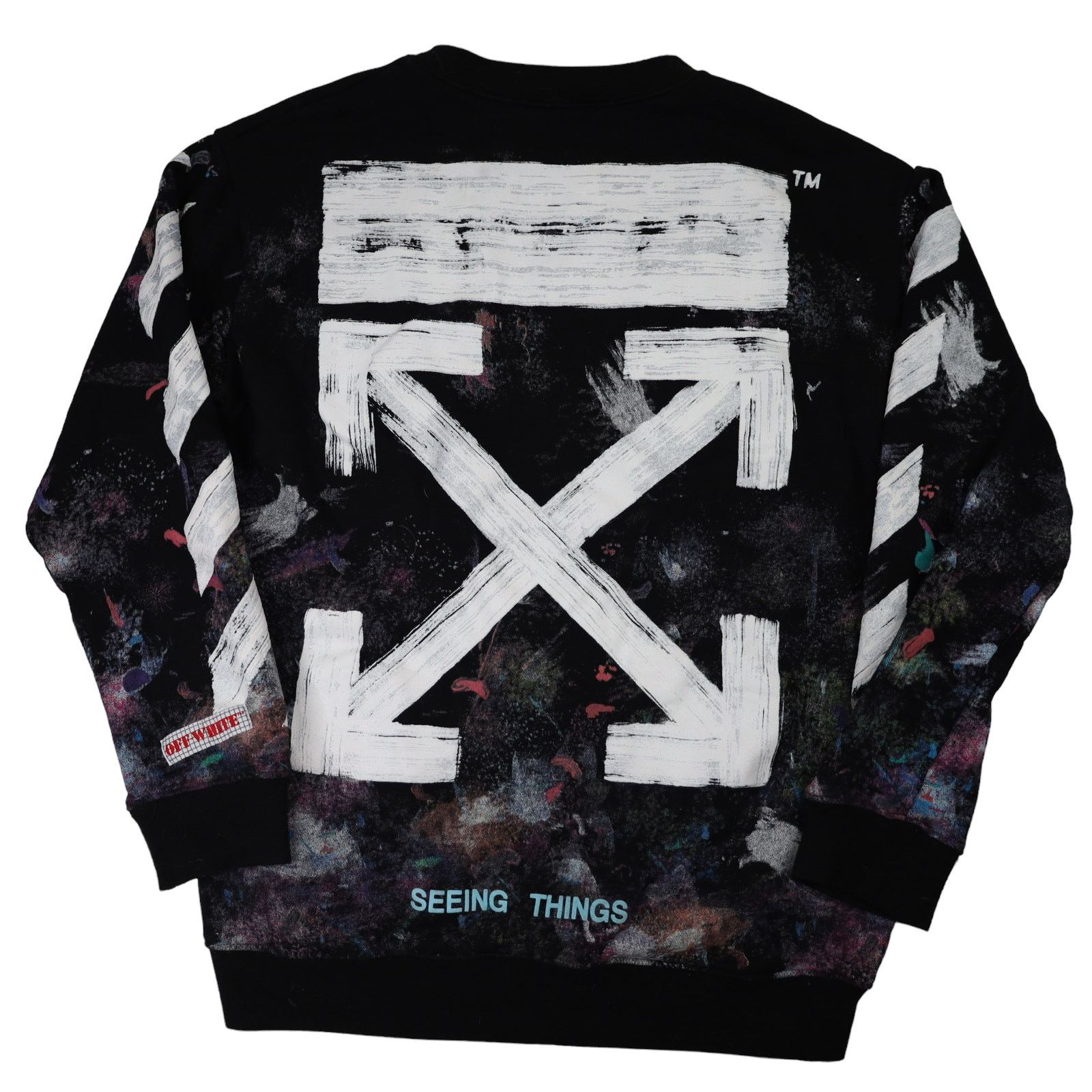 Off-White Off White Galaxy Crewneck Sweatshirt Size US XS / EU 42 / 0 - 12 Thumbnail