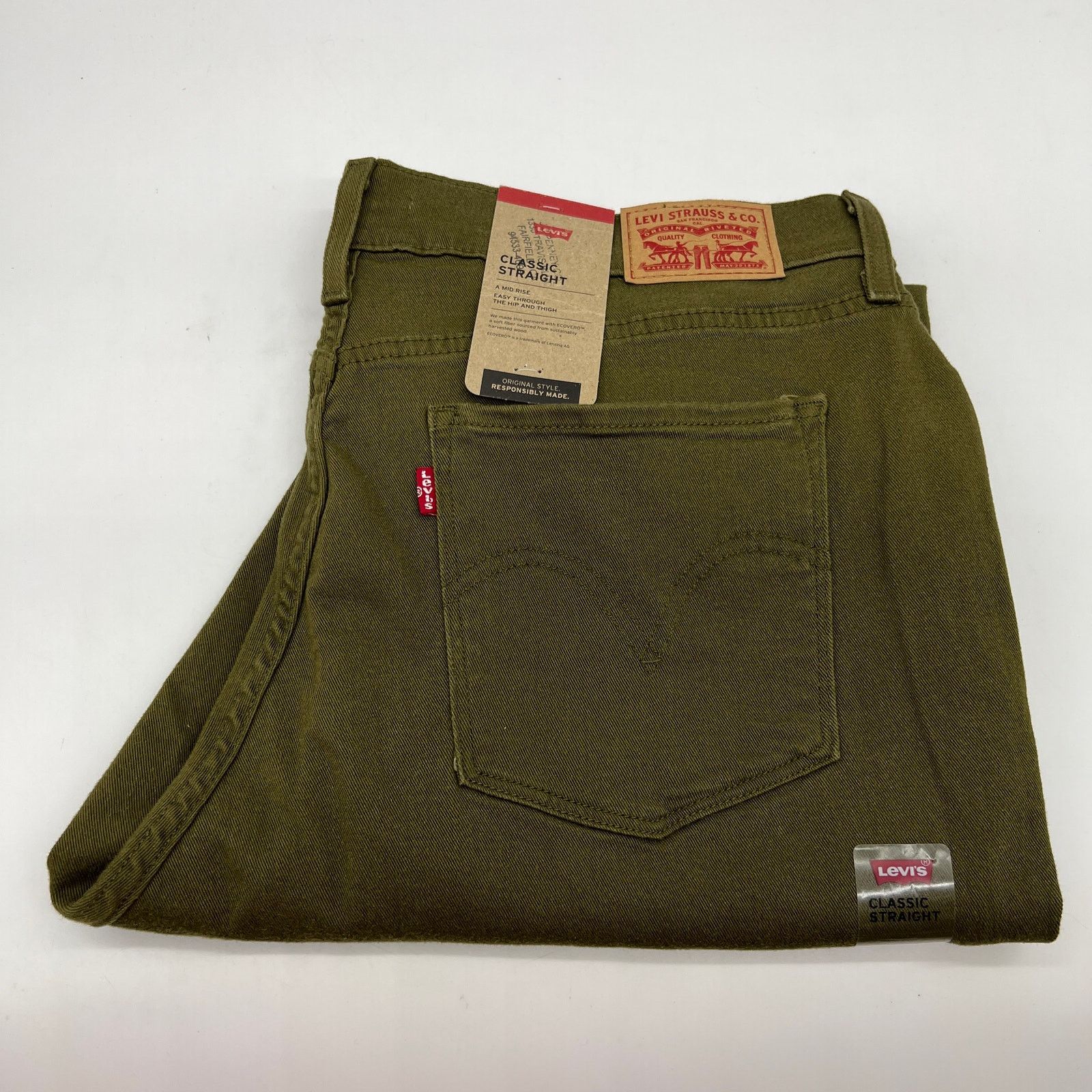 Levi's Levi's Womens Mid Rise Classic Straight Jean Size 16medium Size 38" / US 16 / IT 52 - 1 Thumbnail