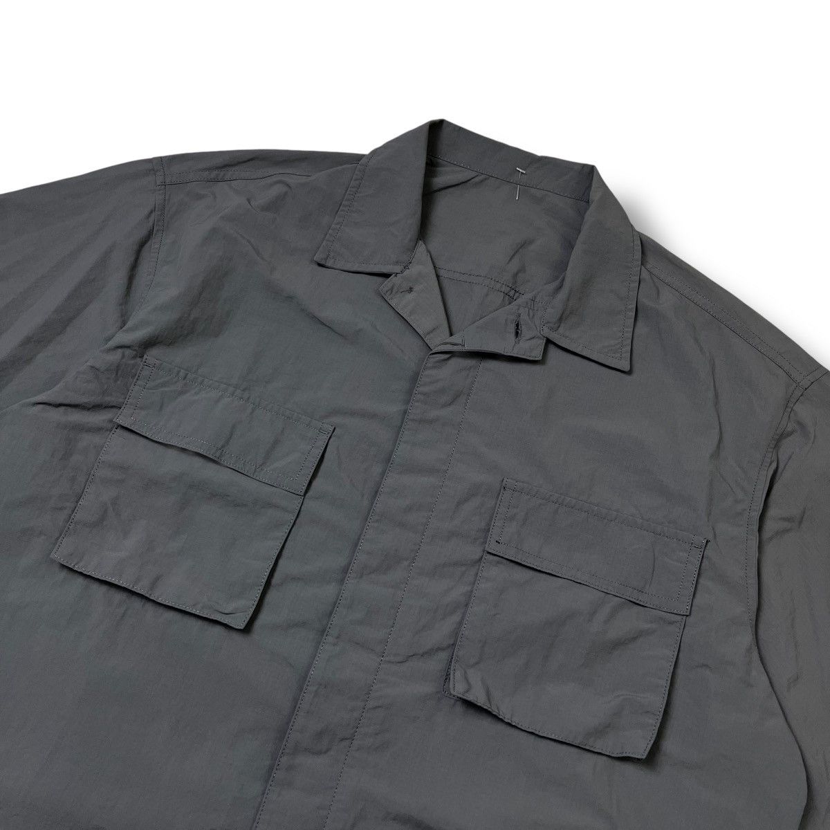 Vintage GU big pocket parachute button ups shirt boxy fit Size US L / EU 52-54 / 3 - 3 Thumbnail