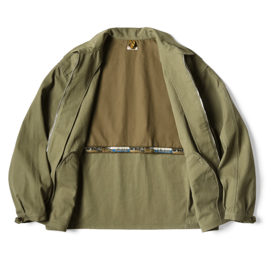 Kapital Water-repellent light canvas ZIP UP KAYAK PAW-PAW blouson Size US XL / EU 56 / 4 - 7 Thumbnail