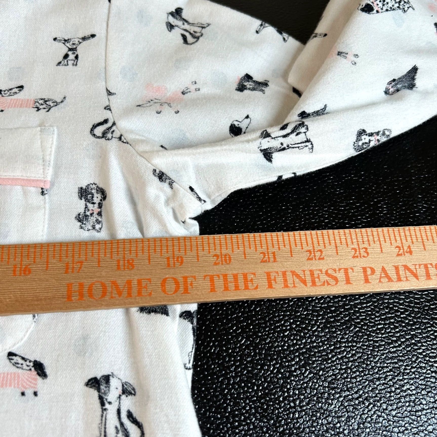 Vintage Sleep Sense Dog Print Pajama Top Flannel Sleepwear Button Up White Womens S Size S / US 4 / IT 40 - 6 Thumbnail