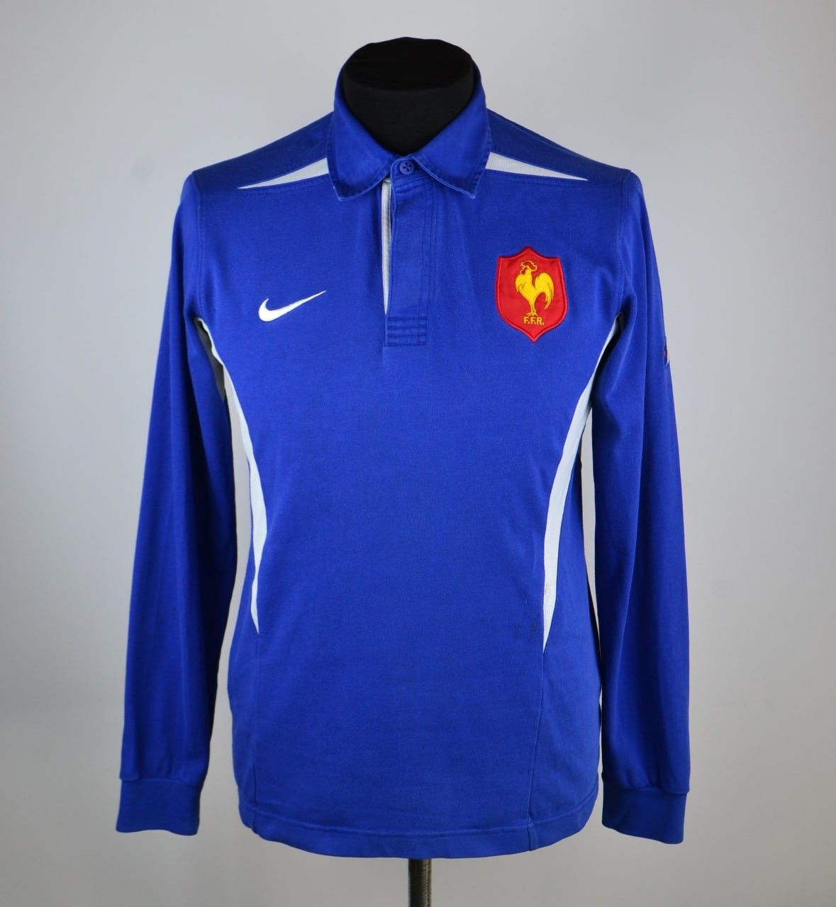 Nike × Vintage Vintage Nike France Rugby Union Jersey Long Sleeve Shirt Size US M / EU 48-50 / 2 - 1 Thumbnail