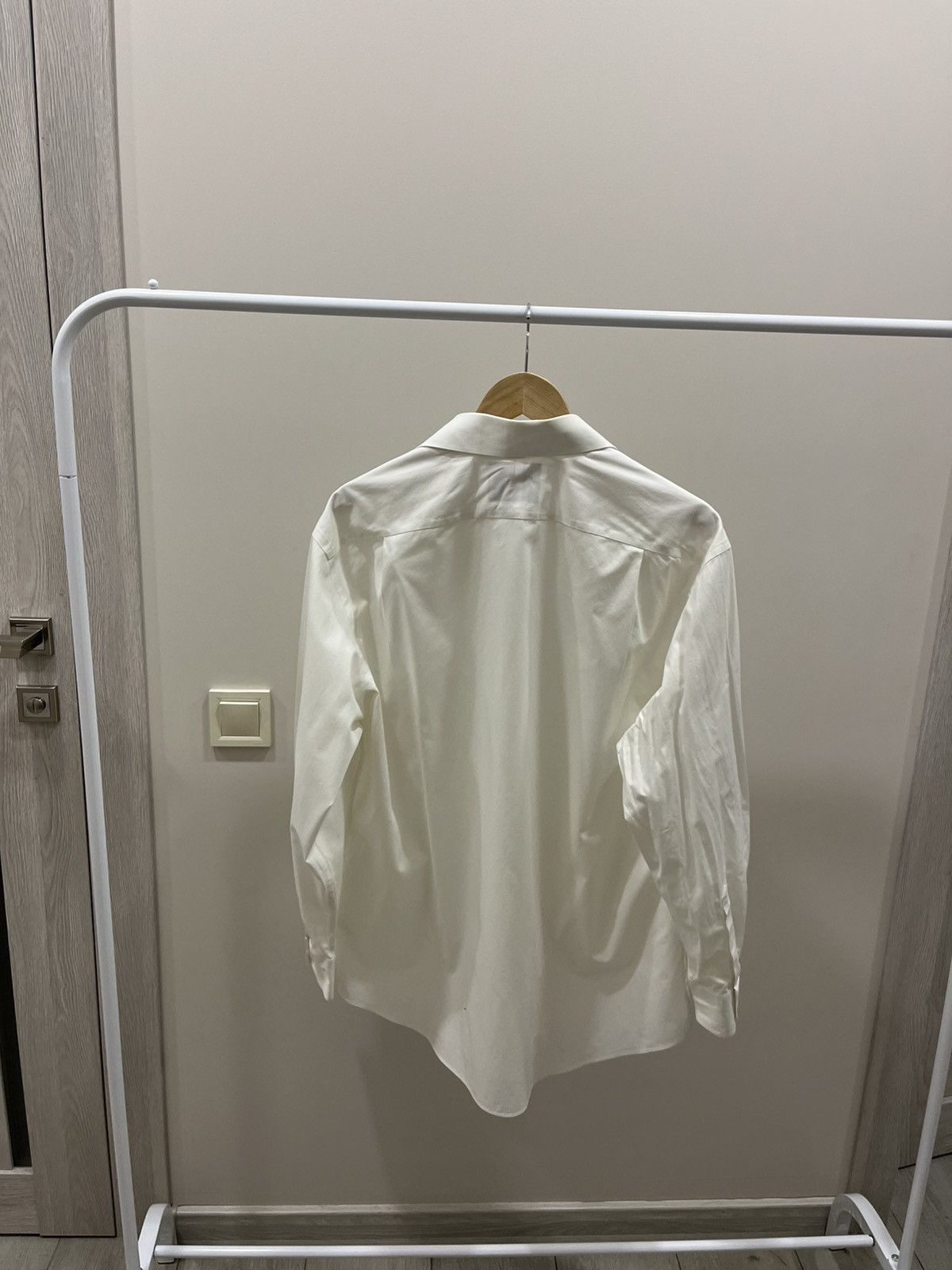Charles Tyrwhitt Twill Button Up Ivory Size US L / EU 52-54 / 3 - 3 Thumbnail