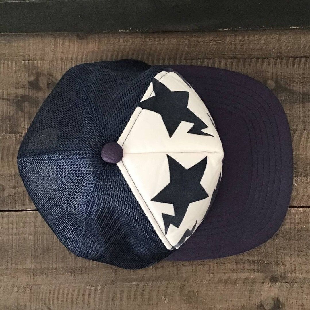 Bape × Nigo BAPE STA LOGO Tracker Hat Cap a bathing ape star NIGO Size ONE SIZE - 6 Thumbnail