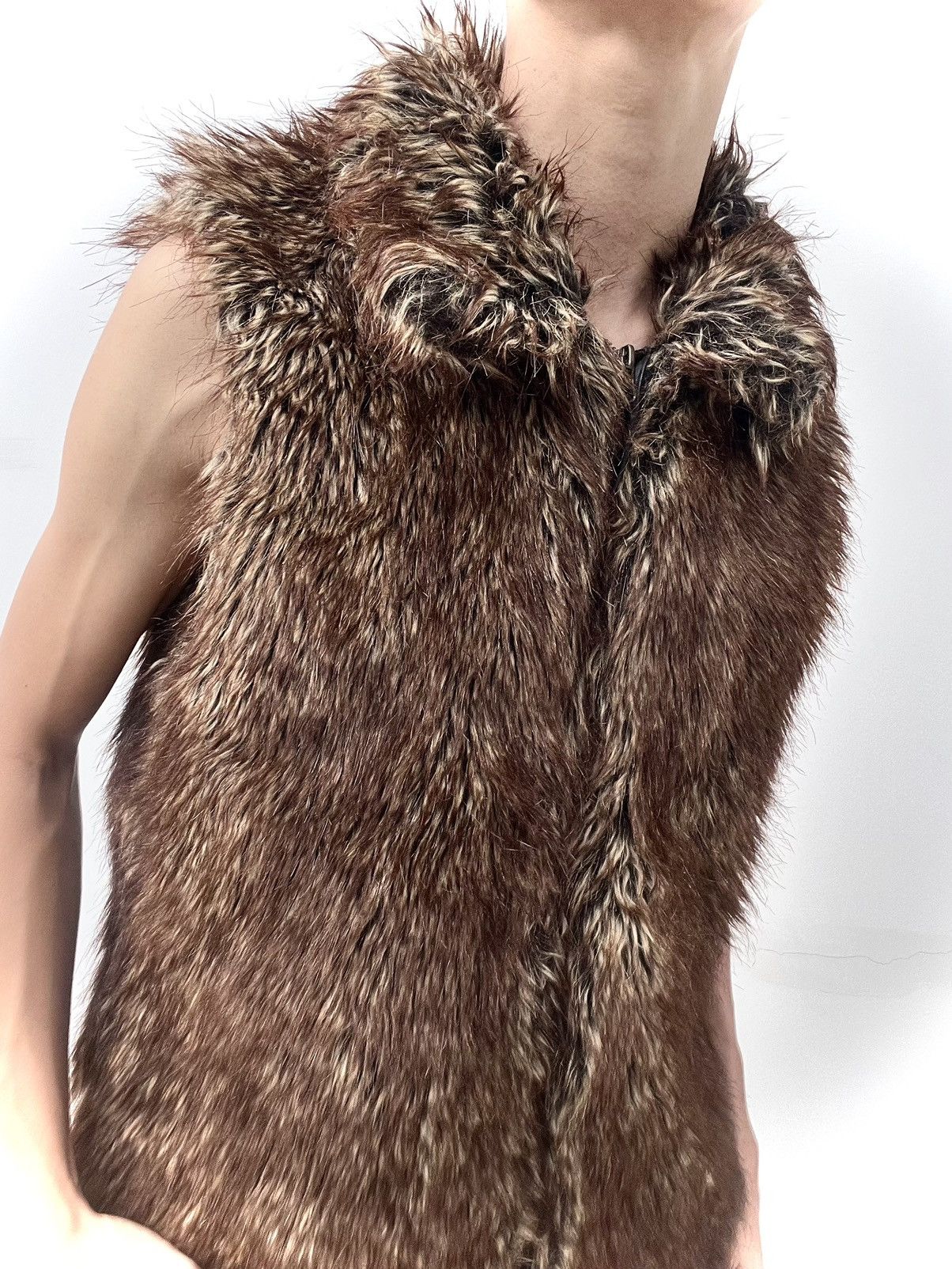 In The Attic In The Attic Avant-Garde Fur Jacket Size US L / EU 52-54 / 3 - 3 Thumbnail