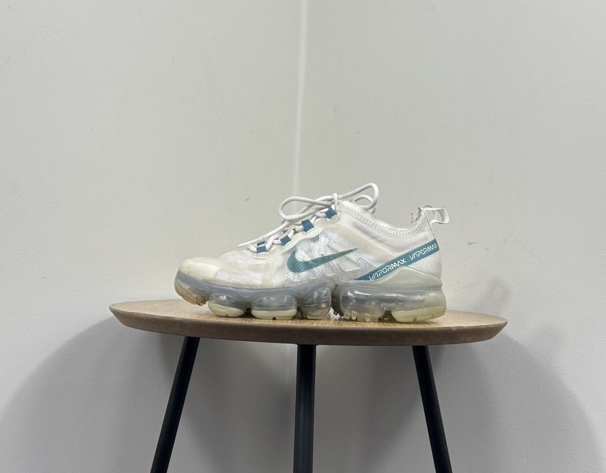 Nike Nike Air VaporMax Women’s 2019 White Mineral Teal Sneakers Size US 5.5 / IT 35.5 - 10 Thumbnail
