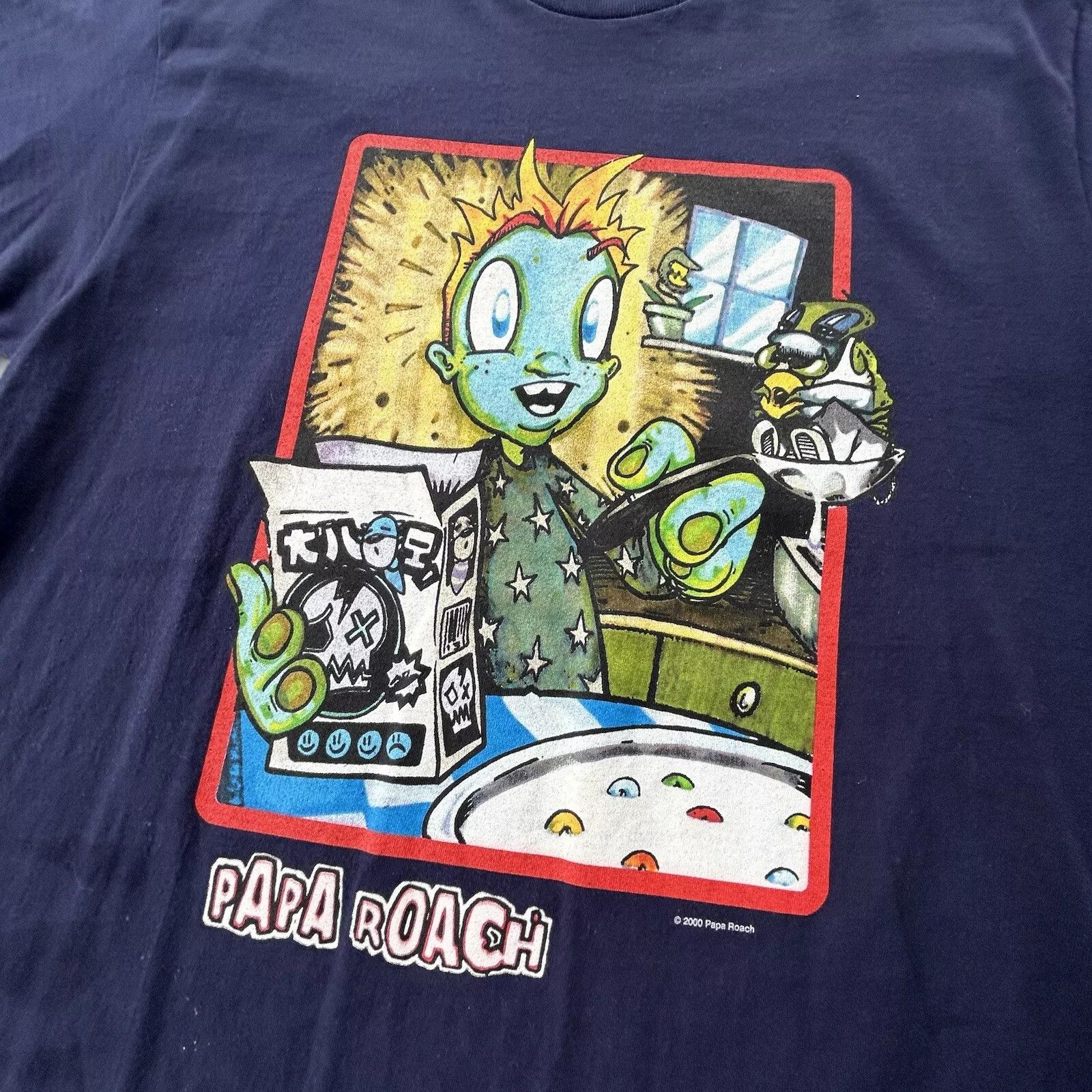 Delta Vintage 2000 Papa Roach T-Shirt Concert Tour Size Size US L / EU 52-54 / 3 - 6 Thumbnail