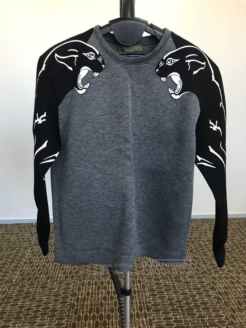 Valentino Valentino Men's space cotton sweatshirt Size US M / EU 48-50 / 2 - 2 Thumbnail