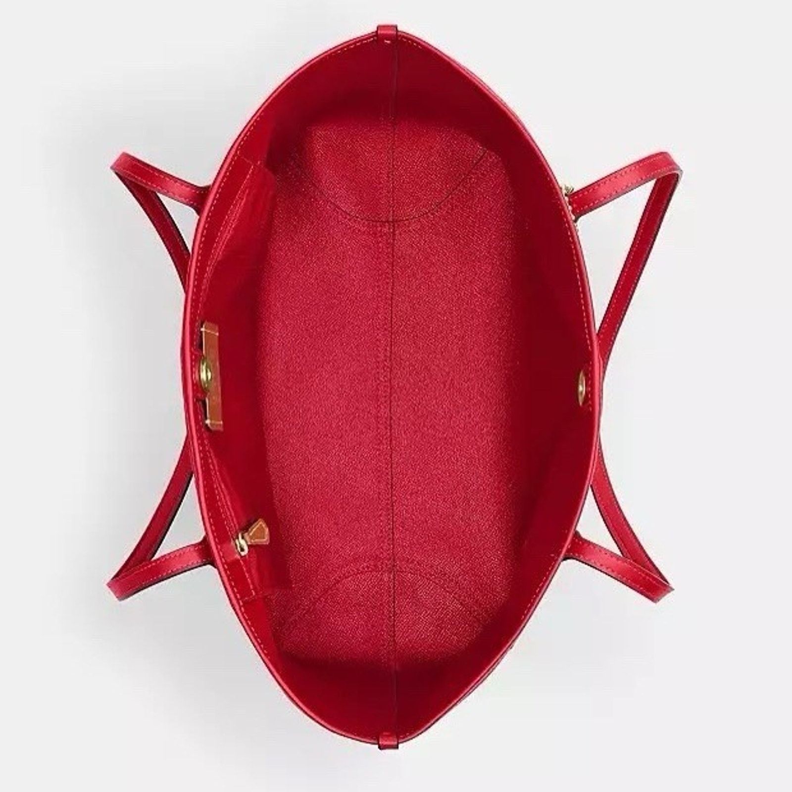 Coach NWT COACH City Tote Bag Signature Canvas CBI79 Bold Red Size ONE SIZE - 8 Thumbnail