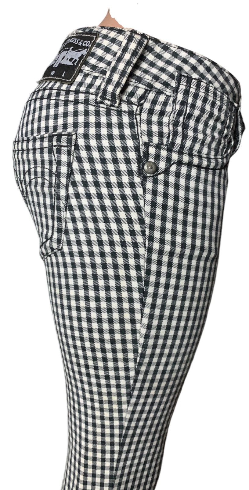 Levi's Levis Checked pattern lady jeans Size 32" / US 10 / IT 46 - 6 Thumbnail