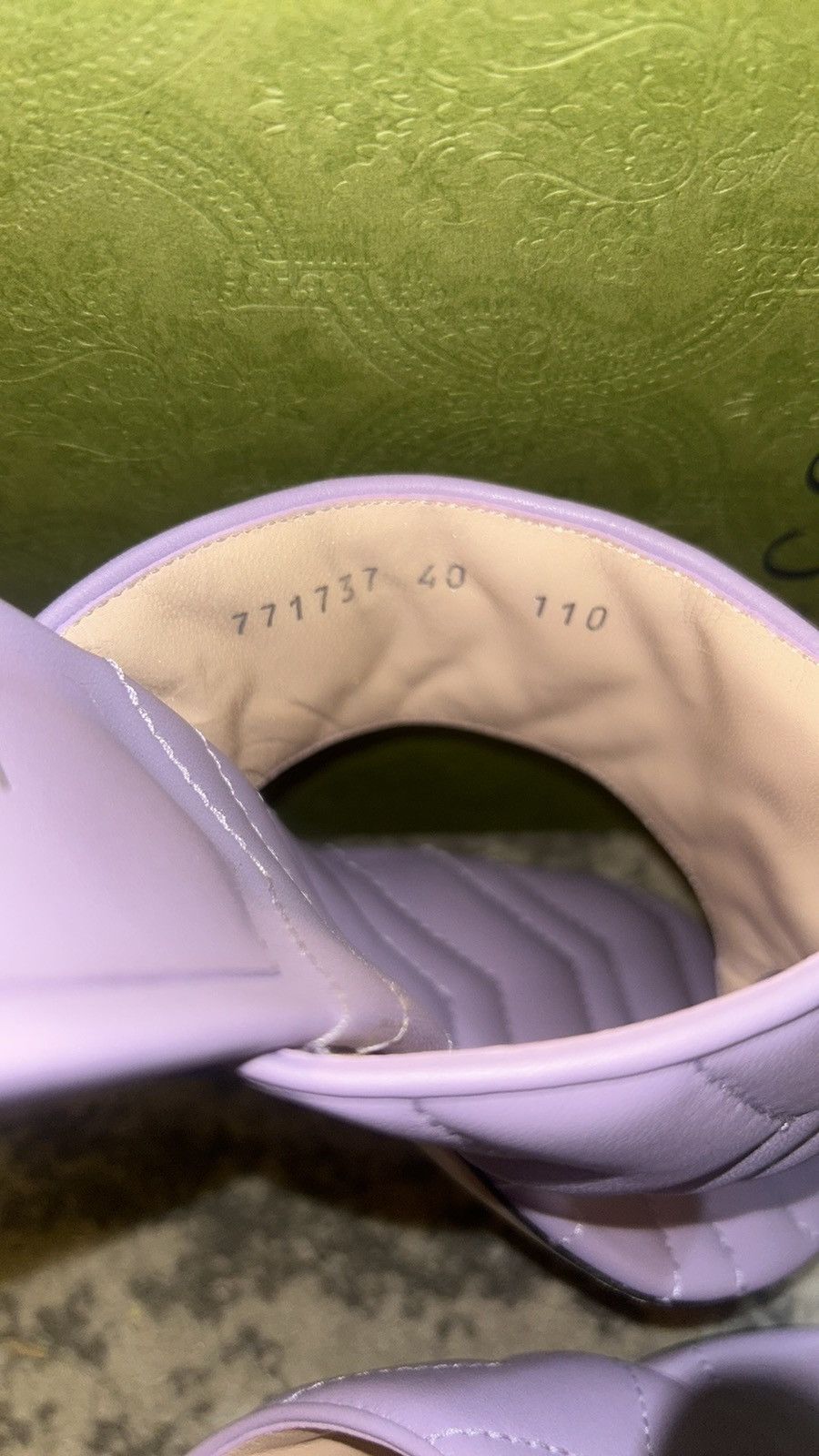 Gucci Gucci Double G Thong Sandal Mules Lavender Size US 10 / IT 40 - 4 Thumbnail