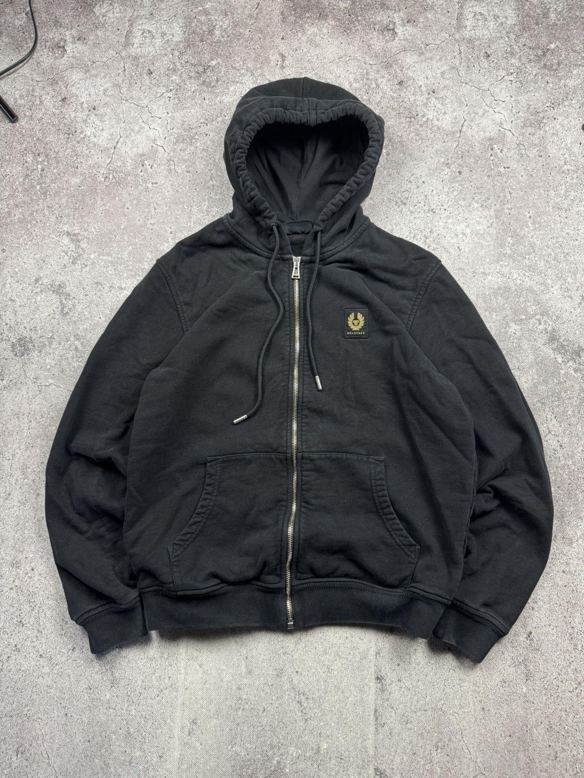 Belstaff VINTAGE BELSTAFF ENGLAND 🦍 ZIP UP HOODIE SWEATSHIRT HYPE Y2K Size US M / EU 48-50 / 2 - 1 Thumbnail