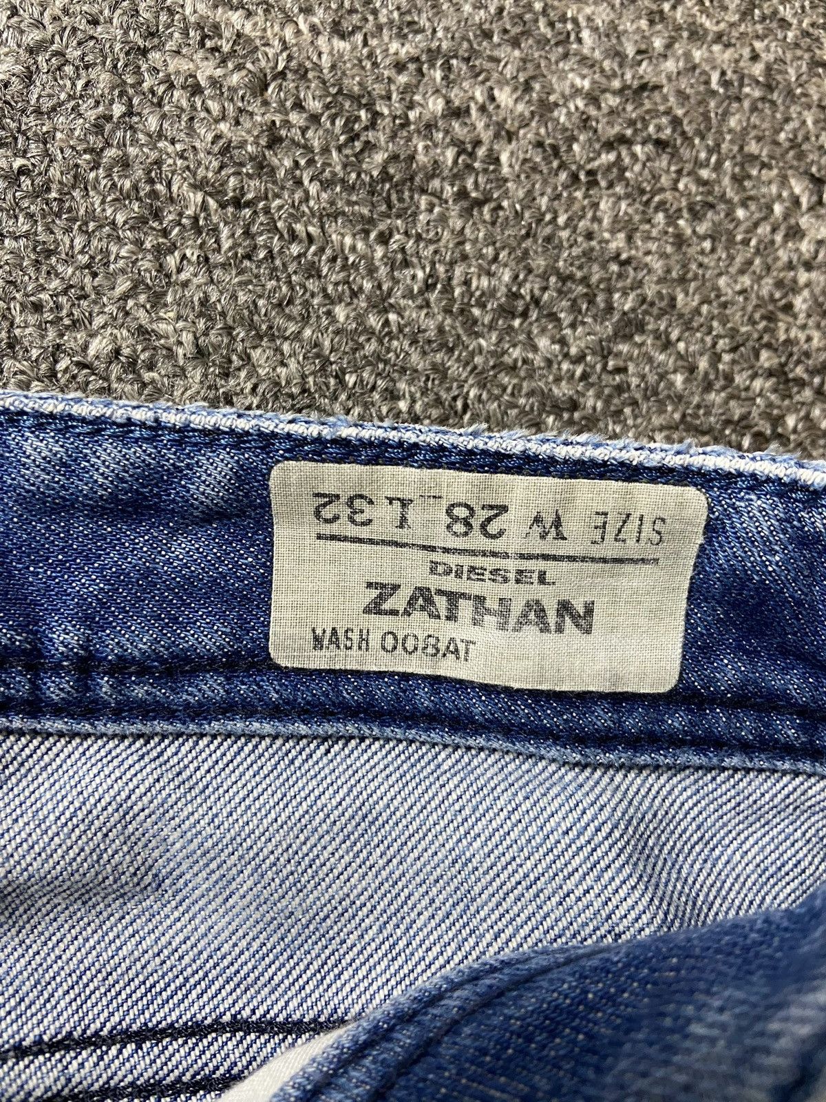 Diesel × Vintage Diesel Factory x Zathan Distressed Denim Jeans (123) Size US 31 - 4 Thumbnail