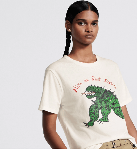 Dior o1w1db10525 413T09 T-Shirt in White Size M / US 6-8 / IT 42-44 - 7 Thumbnail