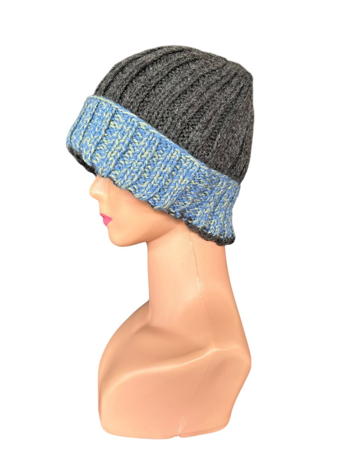 Japanese Brand × Kapital × Vintage Crochet Knitted Handmade Beanie Hats Size ONE SIZE - 3 Thumbnail