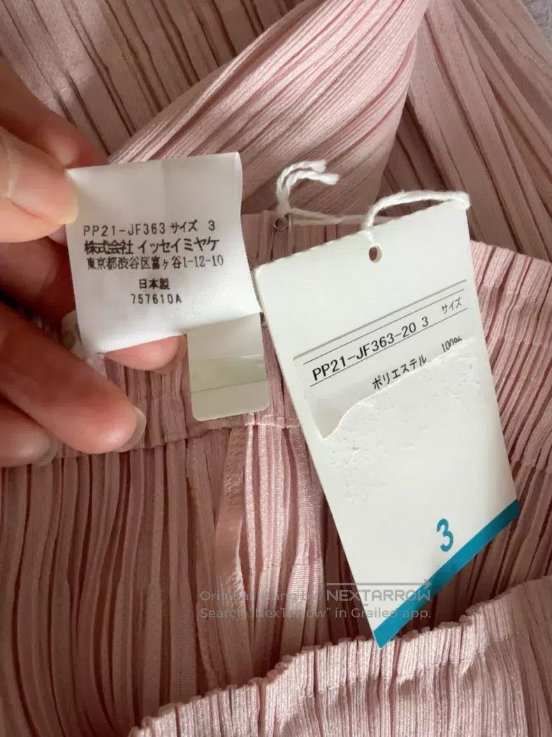 Issey Miyake Issey Miyake size:3 Pink Long Pants Size 31" - 3 Thumbnail