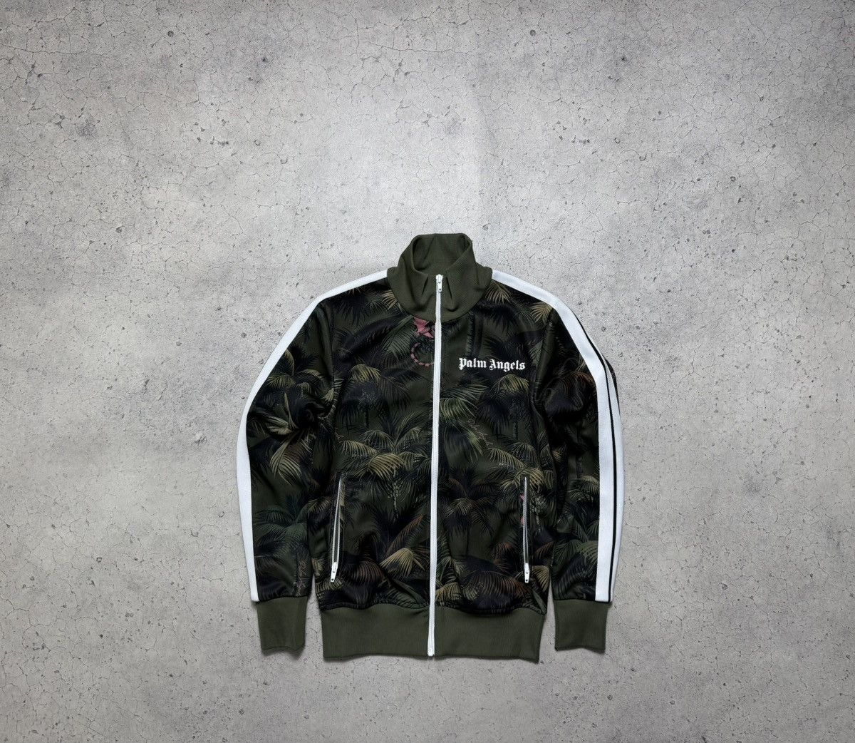 Palm Angels Palm Angels Jungle Full Zip Track Jacket Luxury Size XS Size US XS / EU 42 / 0 - 2 Thumbnail