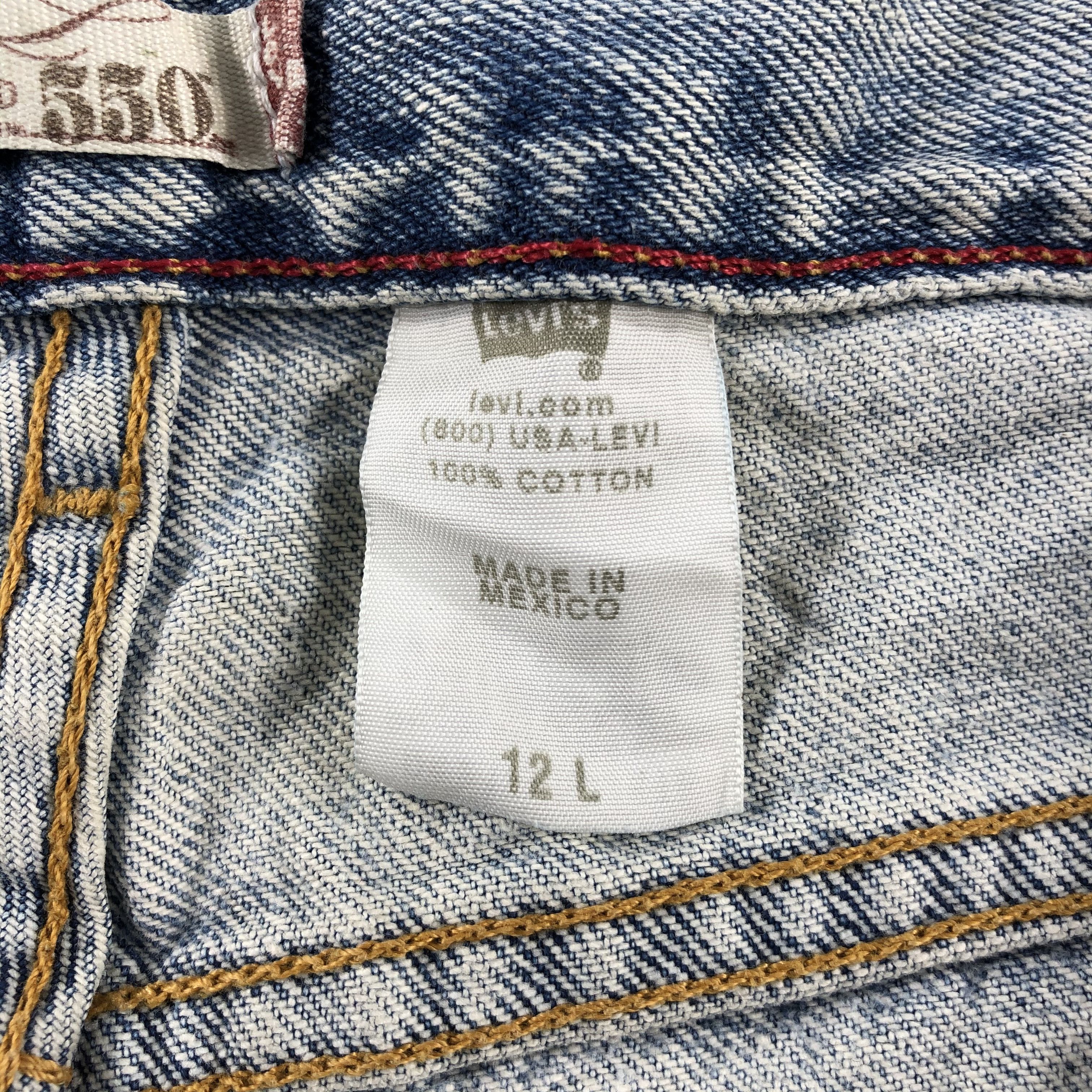 Levi's Vintage Light Wash Levis 550 Jeans-J2463 Size US 32 / EU 48 - 10 Thumbnail