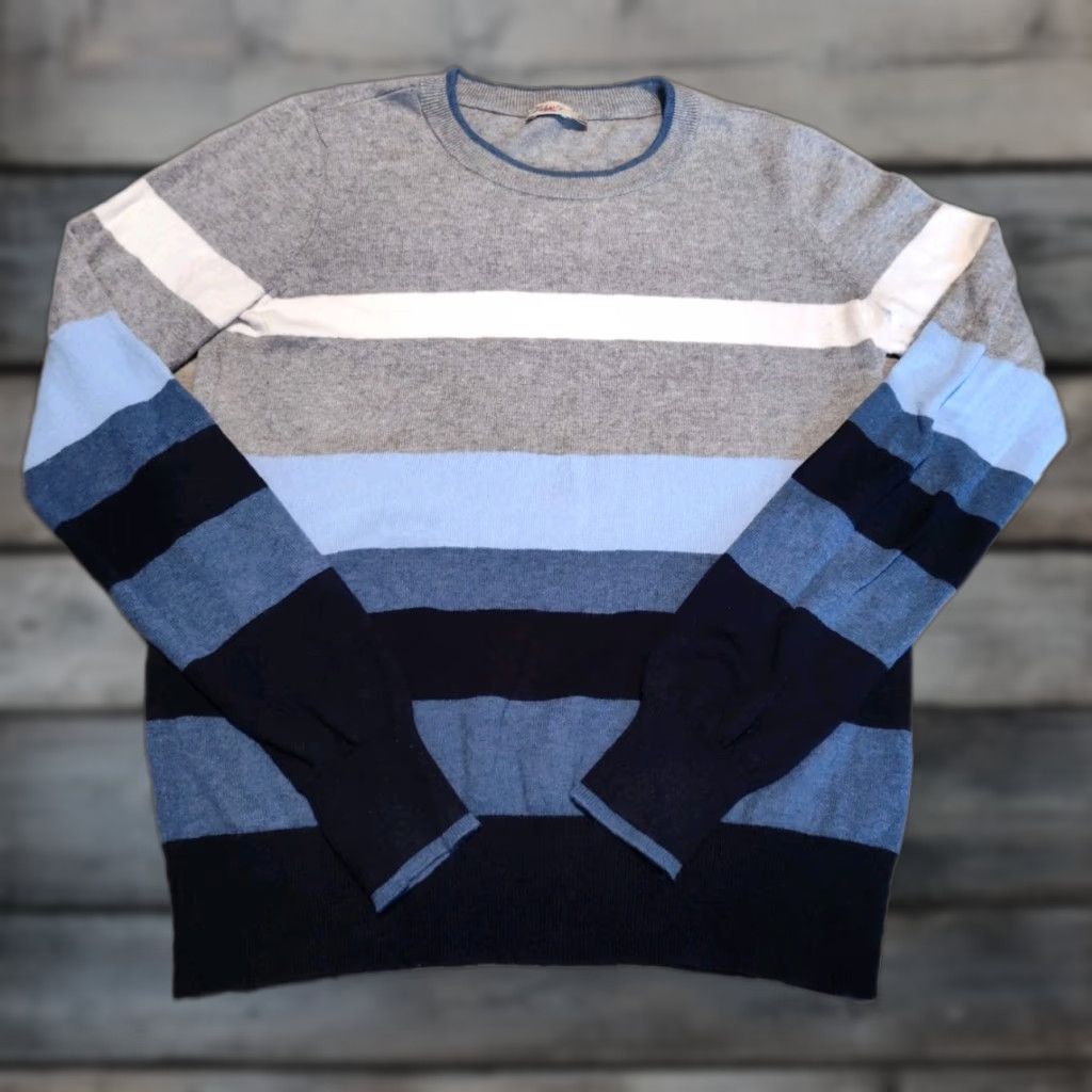 Faherty Faherty Women's Ollie Crew Striped Sweater Size S Multicolor Cashmere Blend Casual Fall Winter Mens Size S / US 4 / IT 40 - 1 Thumbnail