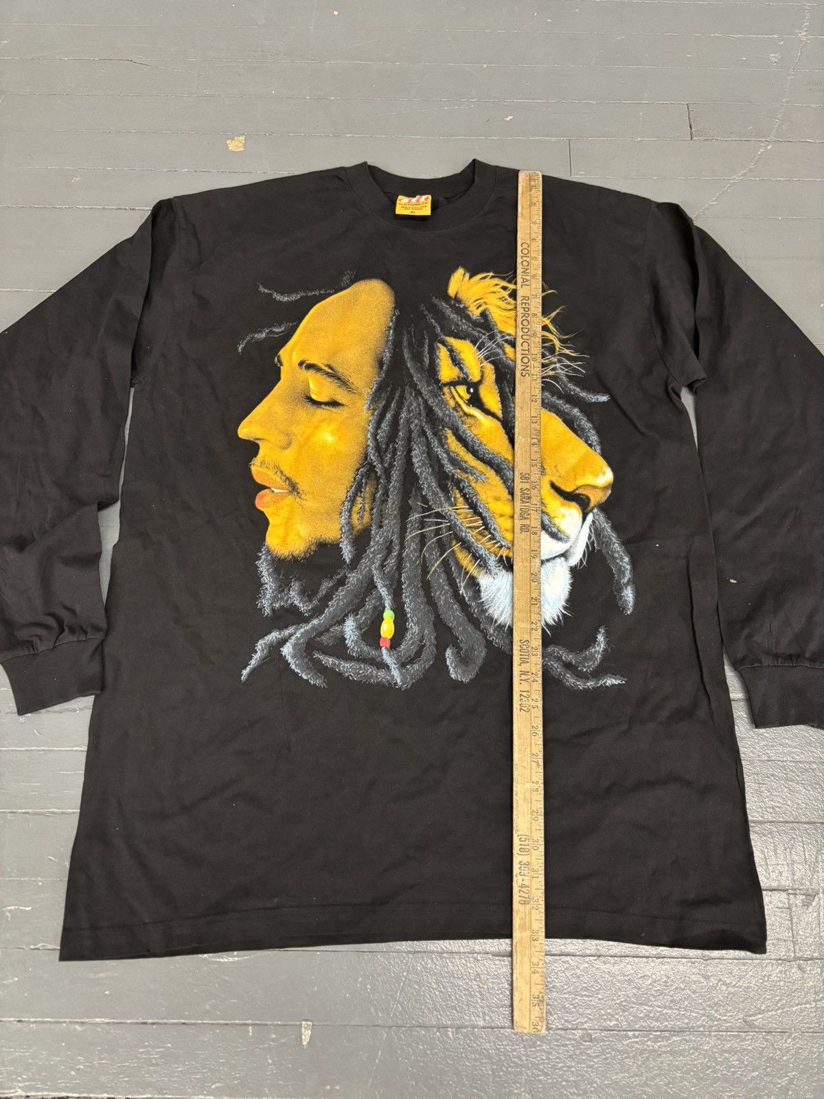 Bob Marley × Vintage Y2K vintage Bob Marley baggy Longsleeve tee Size US XL / EU 56 / 4 - 6 Thumbnail