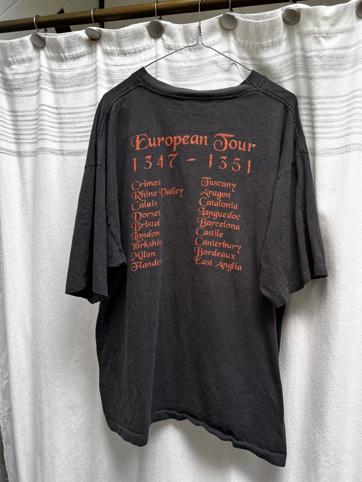 Unsound Rags × Vintage 90’s “Black Death” Tee Size US XL / EU 56 / 4 - 2 Thumbnail