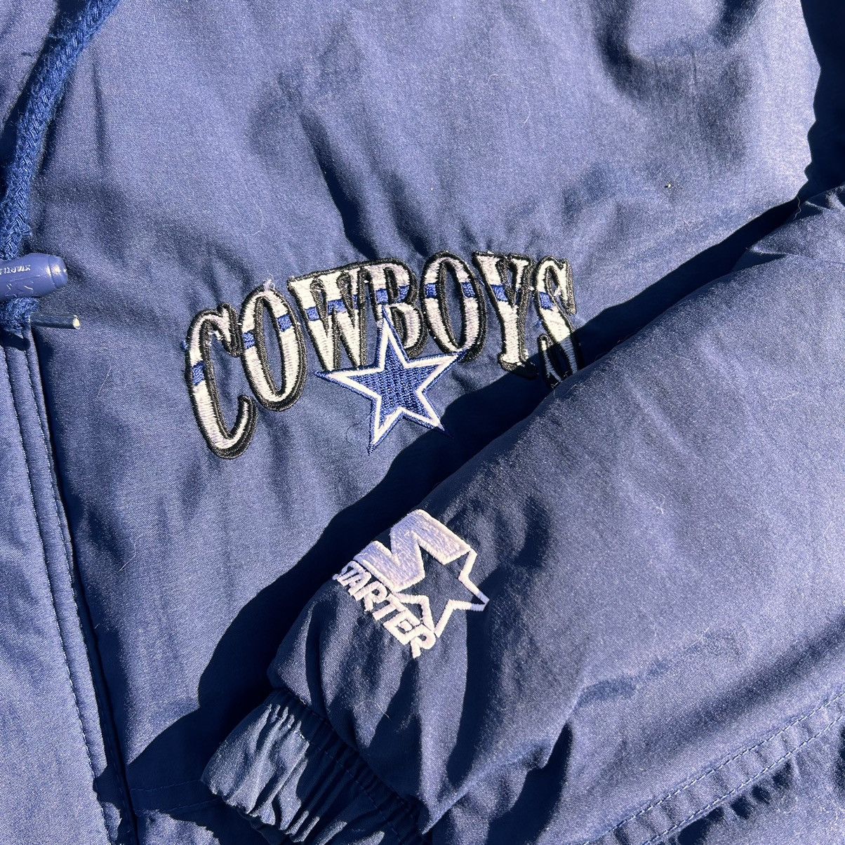 NFL × Starter × Vintage Vintage Starter Dallas Cowboys NFL Jacket Size US L / EU 52-54 / 3 - 3 Thumbnail