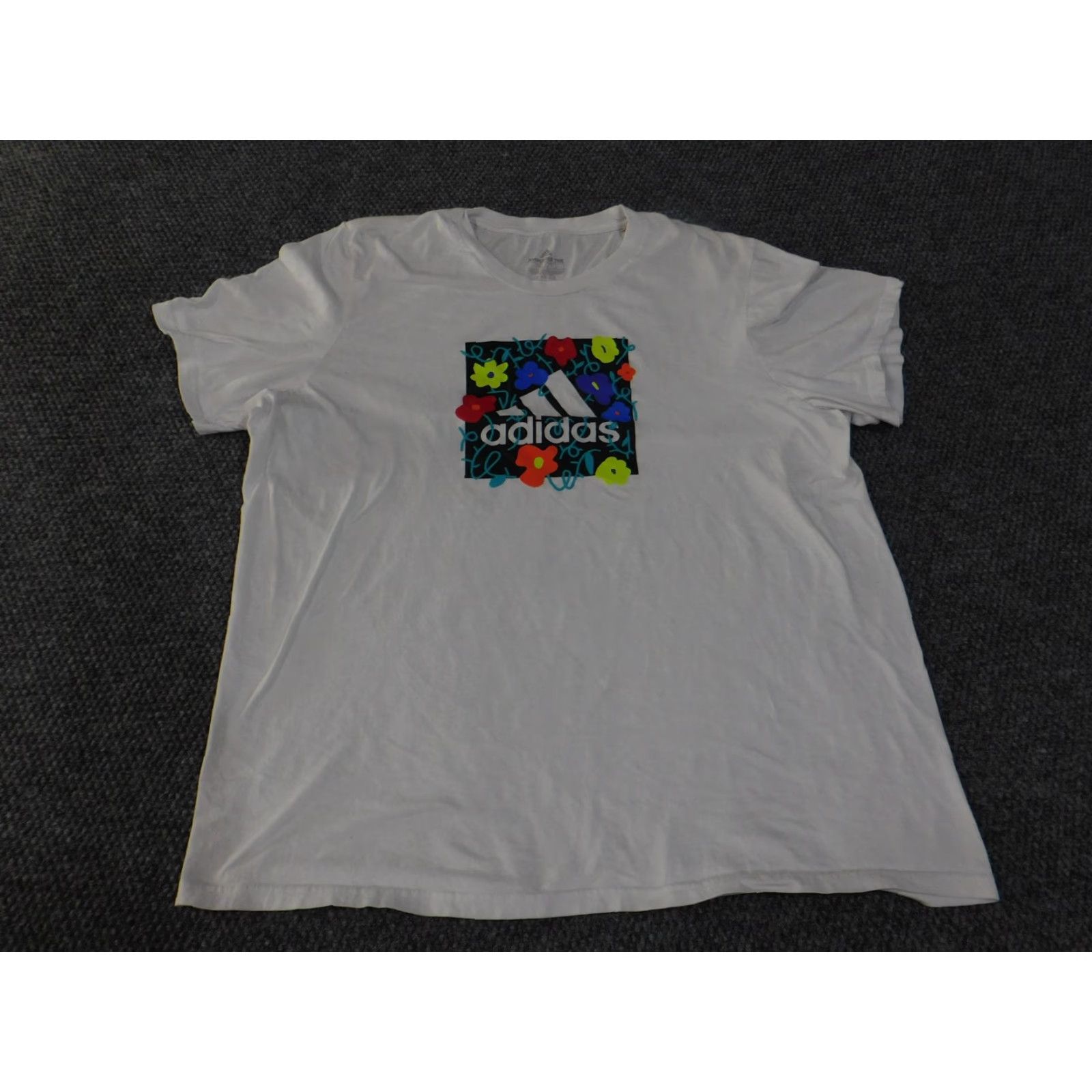 Adidas Adidas Shirt Mens 2XL White Amplifier Tee Graphic Print Cotton T-Shirt Athletic Size US XXL / EU 58 / 5 - 3 Thumbnail