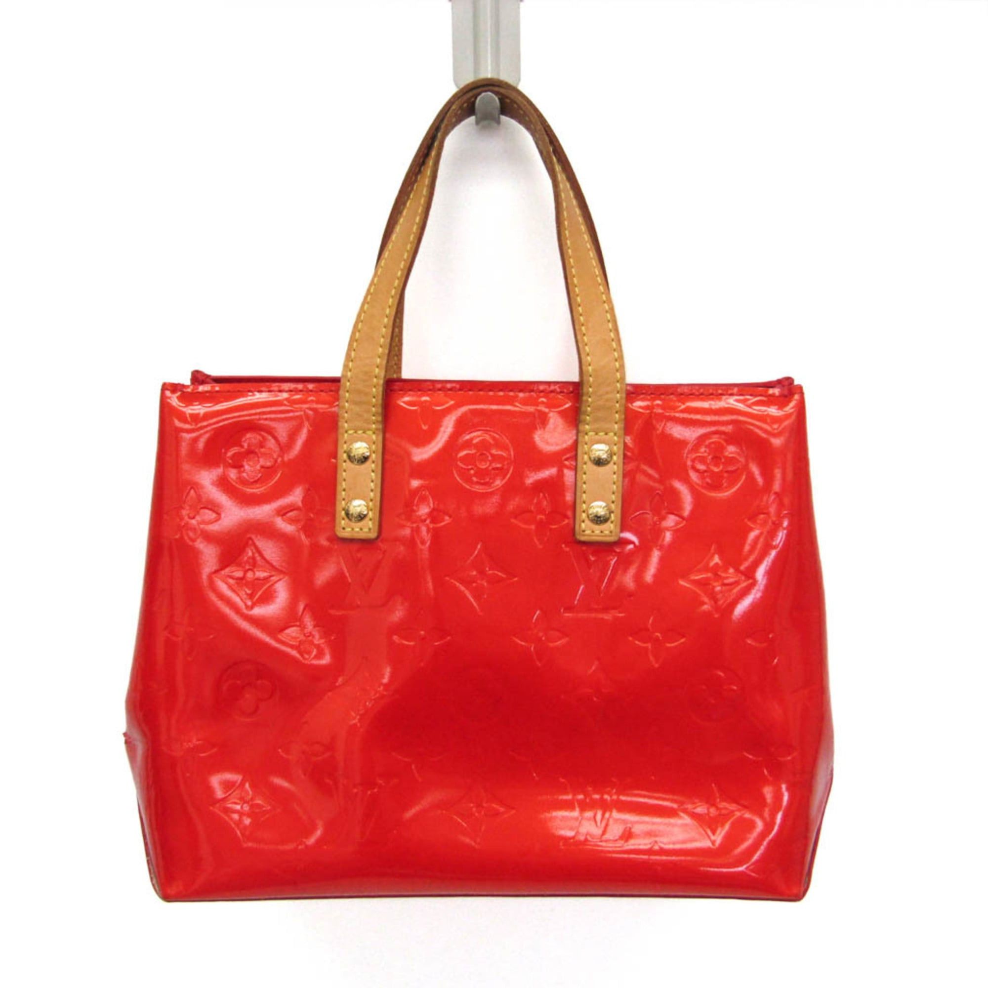 Louis Vuitton Louis Vuitton Monogram Vernis Reade PM M91088 Women's Handbag Rouge Size ONE SIZE - 1 Thumbnail