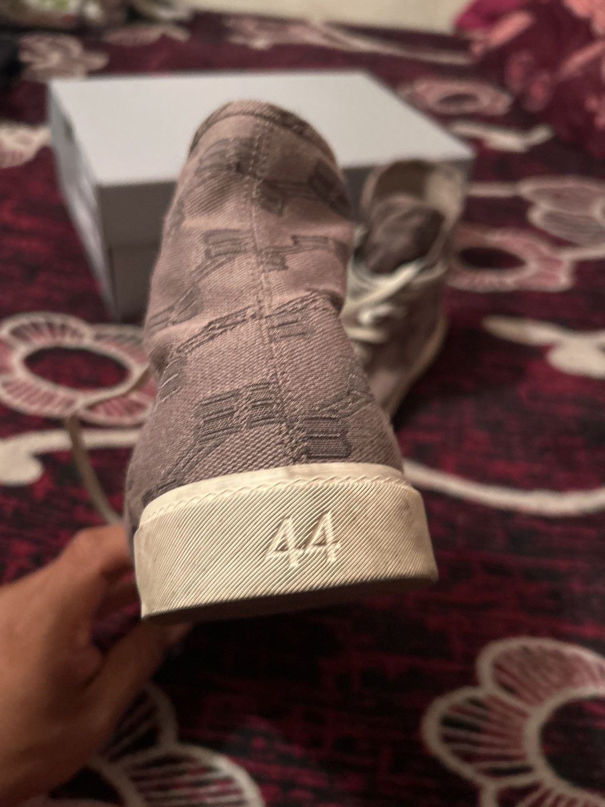 Balenciaga Balenciaga Paris Hightop Sneaker BB Monogram Size US 11 / EU 44 - 10 Thumbnail