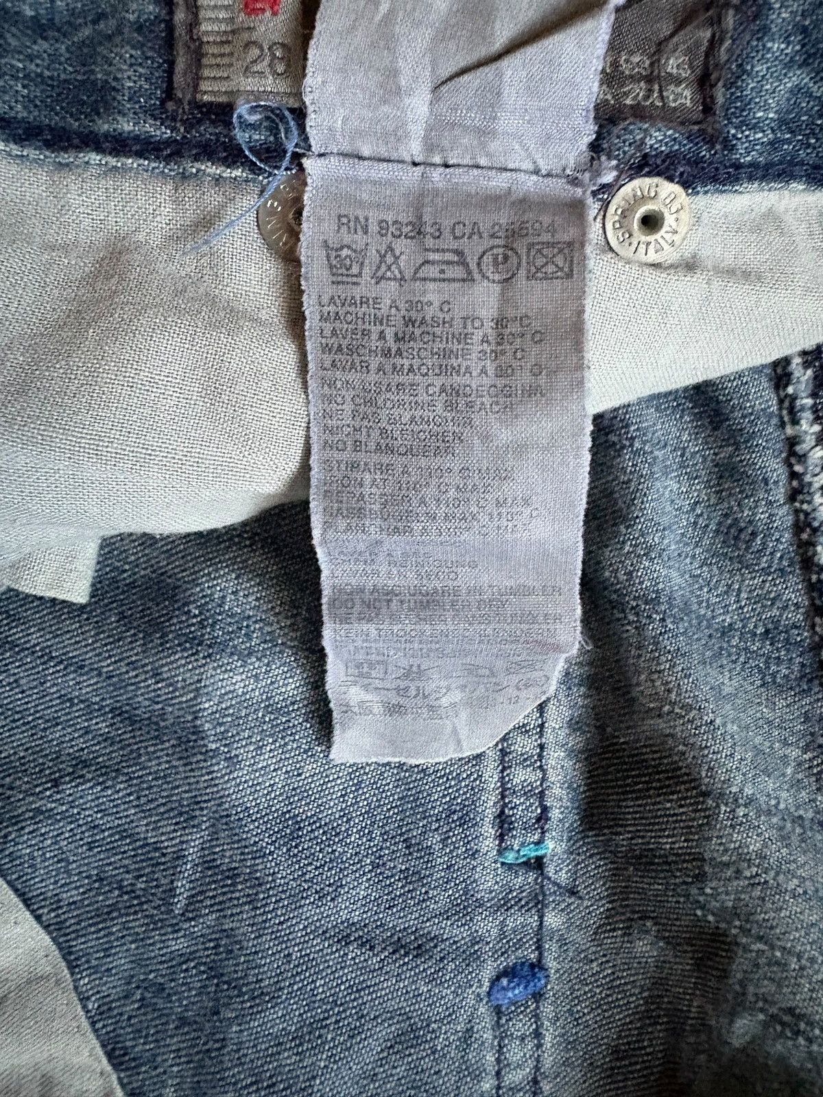 Japanese Brand Vintage Japanese Brand Mud Wash Distressed Baggy Jeans Size US 31 - 11 Thumbnail