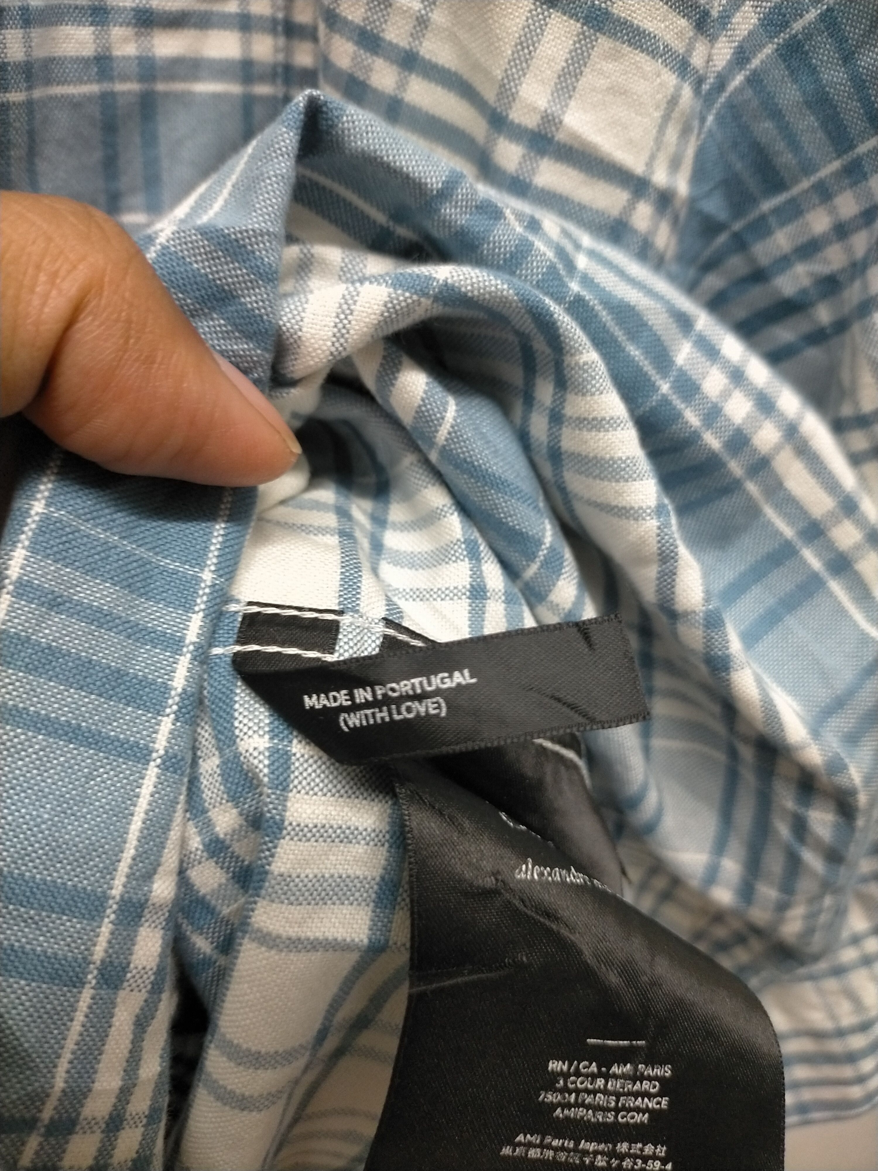 AMI AMI Plaid Checked Button Ups Boxy Fits Shirts Size US M / EU 48-50 / 2 - 12 Thumbnail