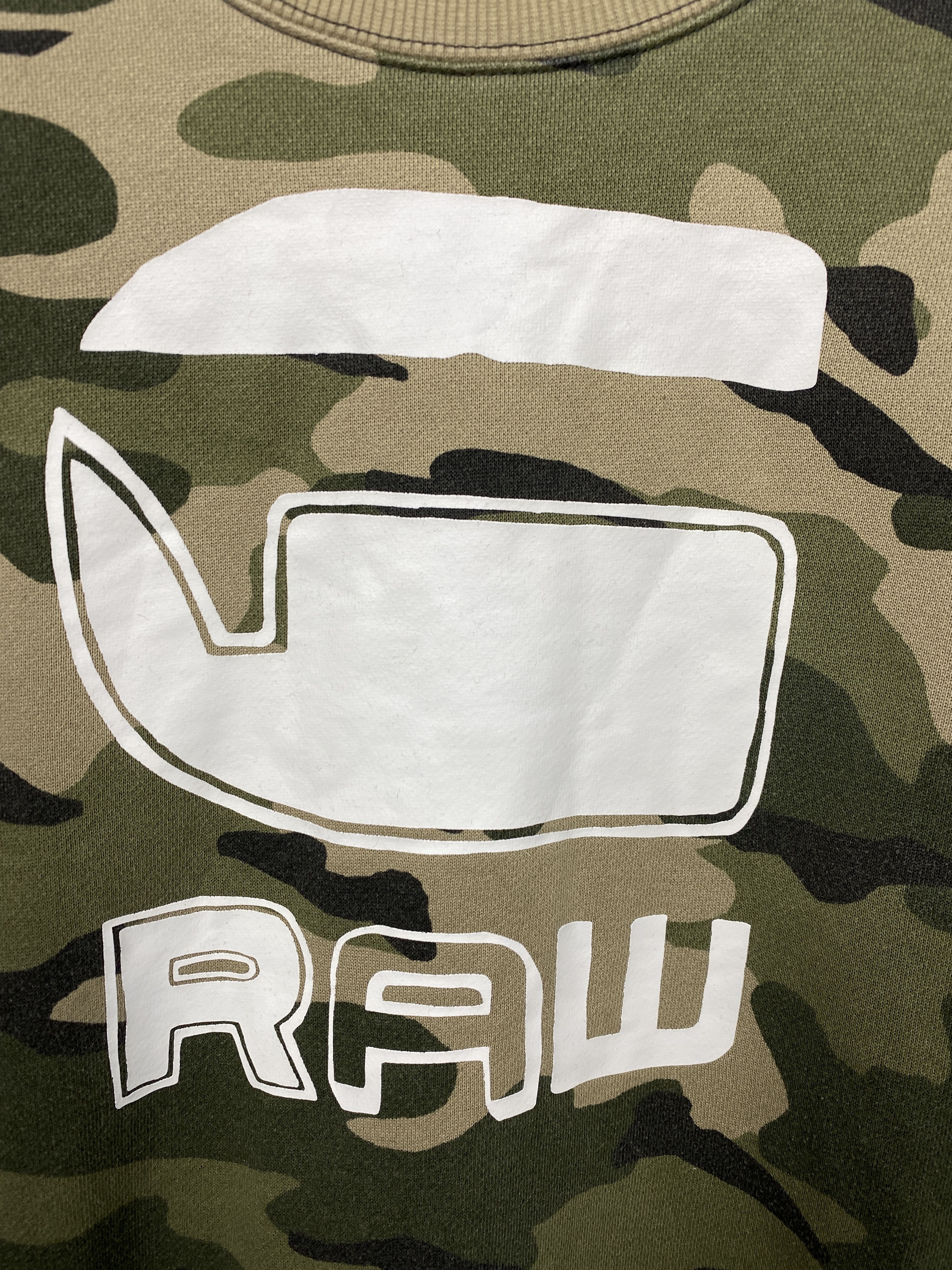 G-Star G Star Raw Vintage Mens Valtoras Camo Crew Neck Sweatshirt Size US M / EU 48-50 / 2 - 3 Thumbnail