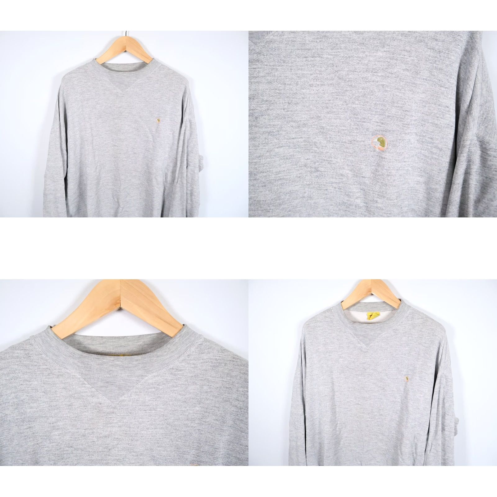Vintage VINTAGE Duck Head Sweatshirt Men 3XL Heather Gray Distressed Crewneck Embroidered Pullover Crew Neck 90s Hipster Retro Size US XXL / EU 58 / 5 - 9 Thumbnail