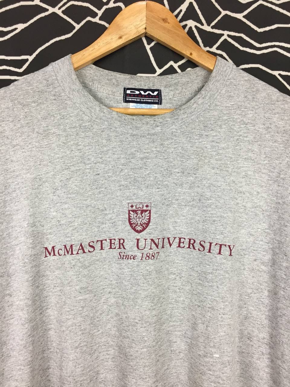 Vintage Vtg Dubwear Clothing Co. McMaster University Spell Out Tee Size US XL / EU 56 / 4 - 3 Thumbnail